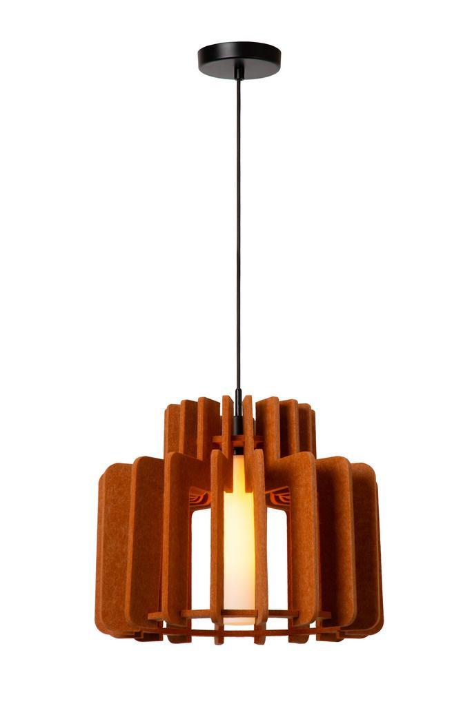 Hanglamp Lucide ROLLO -  - 1xE27 - Terracotta, Huis en Inrichting, Lampen | Hanglampen, Nieuw, Verzenden