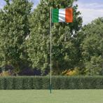 vidaXL Vlag met vlaggenmast Ierland 6,23 m aluminium, Diversen, Verzenden, Nieuw