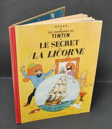 Tintin - Le crabe aux pinces dor + le secret de la licorne beschikbaar voor biedingen
