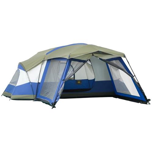 TRUUSK Kampeertent 6-8 Persoons Tent Familietent Met Voorkam, Caravans en Kamperen, Overige Caravans en Kamperen, Verzenden