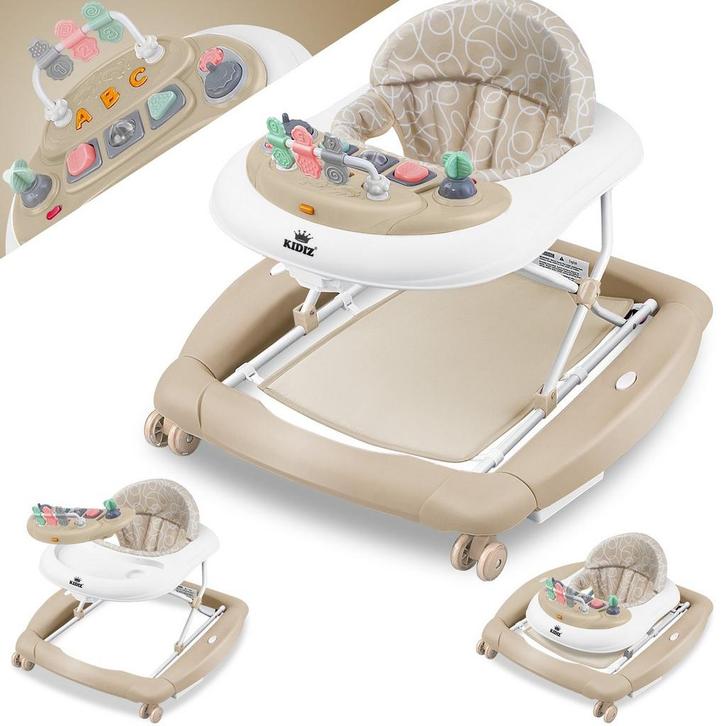 KIDIZ® 4in1 Baby walker - Loopstoel - Loopwagen - Opvouwbaar, Kinderen en Baby's, Speelgoed | Overig, Verzenden