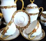 Limoges - Theeservies (18) - 24 kt goud, hard porselein