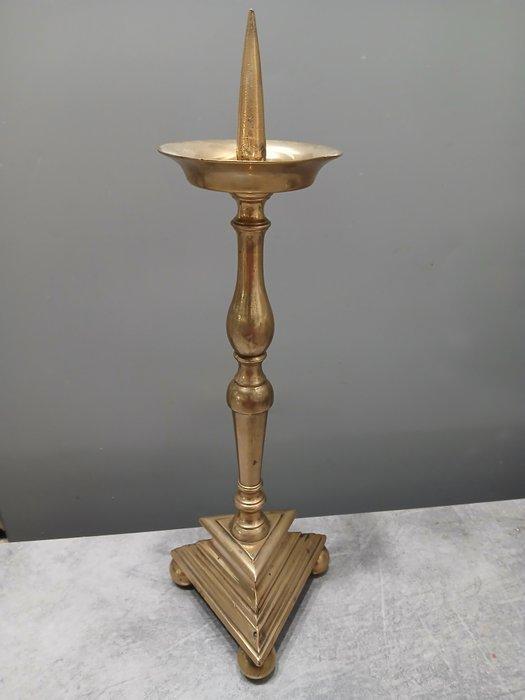 Taperstick (kleine blaker met een dunne pijp) - Messing - de, Antiquités & Art, Antiquités | Autres Antiquités
