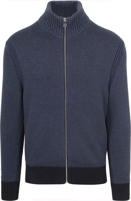 Tommy Hilfiger Vest Mouliné Navy maat Maat 52/54 (L) Heren, Kleding | Heren, Truien en Vesten, Blauw, Nieuw, Maat 52/54 (L), Verzenden