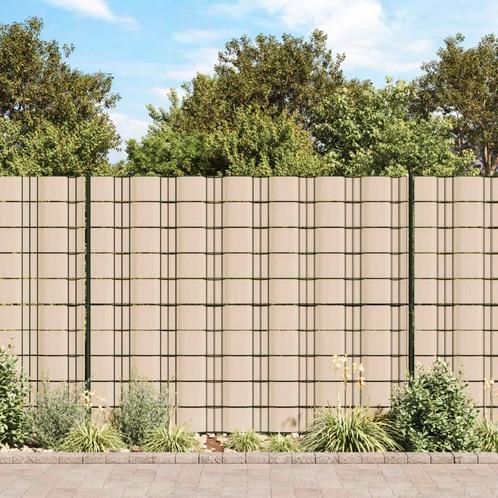 vidaXL Tuinscherm 70x0,19 m PVC crèmekleurig, Tuin en Terras, Tuinhekken en Hekwerk, Nieuw, Verzenden