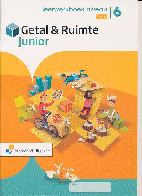 Getal en Ruimte Junior Leerwerkboek NIVEAU blok 3 groep 6 (p, Livres, Livres scolaires, Envoi