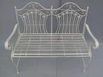 Banc de jardin - Fer - Banquette rustique en fer brun