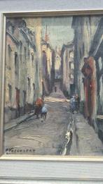 Piet Volckaert (1902-1973) - Rue animée, Antiek en Kunst