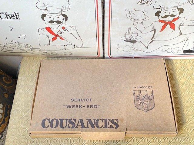 Le Creuset, Cousances - Steelpan (4) - Geëmailleerd, Antiquités & Art, Antiquités | Ustensiles de cuisine