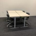 complete school set 4 stuks tafels + 4 stuks stoelen, merk, Huis en Inrichting, Gebruikt, Grijs, Eén