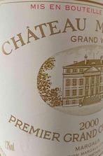 2000 Château Margaux - Margaux 1er Grand Cru Classé - 1, Verzamelen, Nieuw