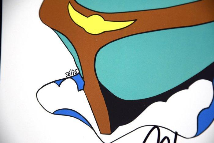 Marco Lodola (1955) - Tra le onde, Antiek en Kunst, Antiek | Overige Antiek