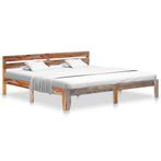 vidaXL Bedframe zonder matras massief hout 200x200 cm, Verzenden, Nieuw