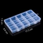 Fako Bijoux - Opbergdoos Smal - 15 Vakjes - Kralendoos -, Verzenden, Nieuw