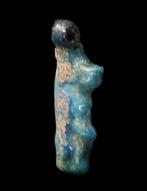 Oud-Egyptisch - Amulet en geglazuurde faience - Tawaret -