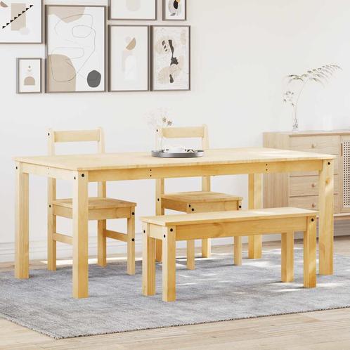 vidaXL 4-delige Eethoek Panama massief grenenhout, Huis en Inrichting, Complete eetkamers, Nieuw, Verzenden