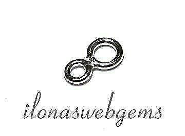 Sterling zilveren oogje ca. 4 en 3mm, Hobby & Loisirs créatifs, Fabrication de Perles & Bijoux, Envoi