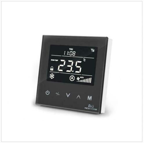 MCO Home Thermostaat voor 2-pijps ventilator - Zwart, Doe-het-zelf en Bouw, Verwarming en Radiatoren, Ophalen of Verzenden