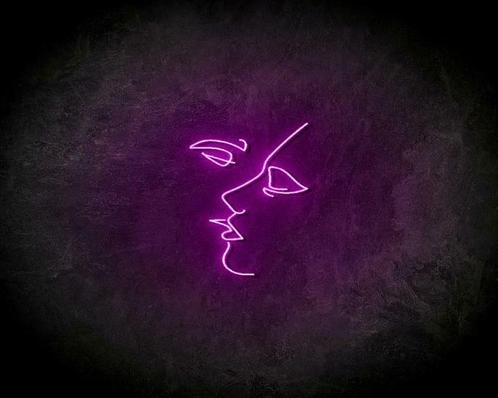 KISS FACE LINE ART neon sign - LED neon reclame bord, Zakelijke goederen, Horeca | Overige, Verzenden