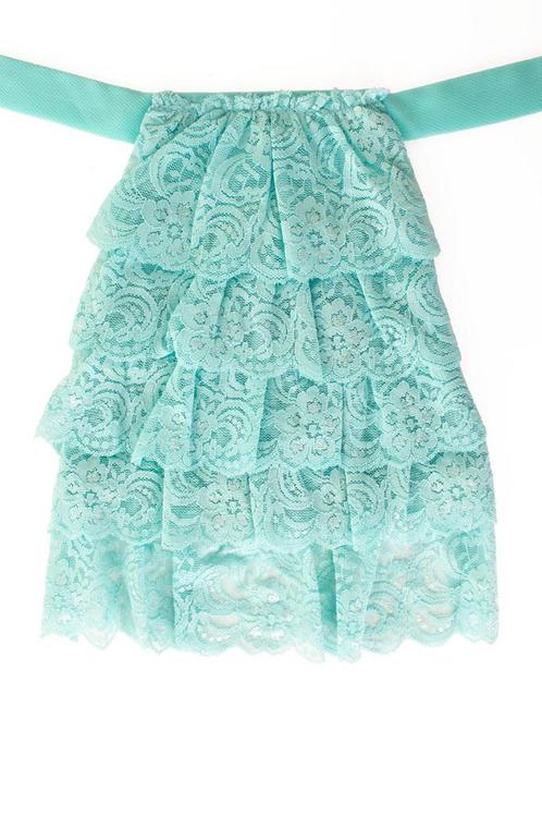 Jabot Kanten Kraag Turquoise Blauw Lichtblauw Klassiek Victo, Kleding | Heren, Carnavalskleding en Feestkleding, Nieuw, Ophalen of Verzenden