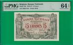 België. - 5 francs 3/1/1921 - Pick 75b  (Zonder, Postzegels en Munten