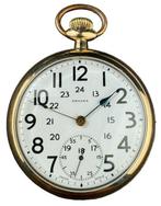 WALTHAM U.S.A. American Traveller - Gold-Plated Case By