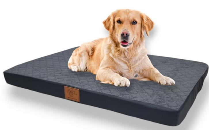 Hondenkussen - 80x60x7 cm - donkergrijs - hondenbed, Dieren en Toebehoren, Hondenmanden, Nieuw, Ophalen of Verzenden