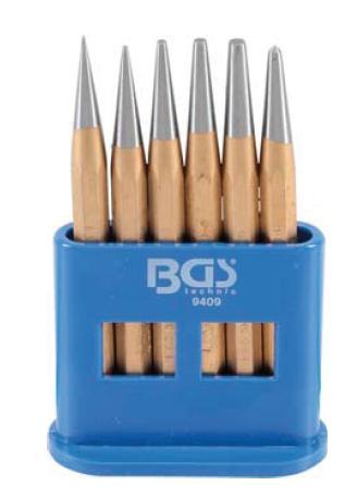 Bgs Technic Drijver-/centerpuntset 120 mm 1 - 5 mm 6-dlg, Verzenden