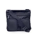 Prada - Black Nylon Canvas Double Pockets Crossbody, Handtassen en Accessoires, Tassen | Damestassen, Nieuw