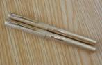 Parker - 105 Duo SET Rolled Gold Bark finish GT 14k F nib, Nieuw