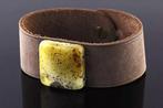 Bracelet en Ambre Baltique fait main – Pierre dAmbre brute, Verzamelen, Nieuw