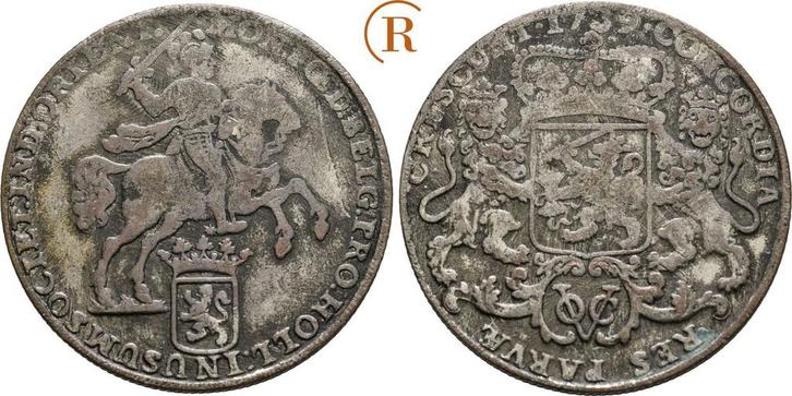 Ducaton spaetere Asiatische Praegung des 19 Jhrh 1739 Ned..., Postzegels en Munten, Munten | Europa | Niet-Euromunten, België