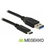 DeLOCK 83870 USB klabel USB3.1-C/USB3.1-A 1m USB A USB C, Informatique & Logiciels, Verzenden