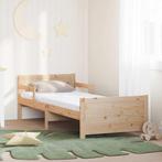 vidaXL Bedframe met matras Bruin 80 x 200 cm Massief, Verzenden, Nieuw