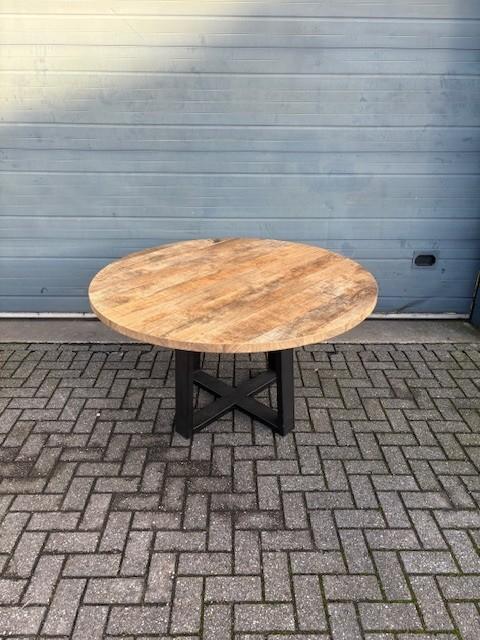 Showroom Tafel - T1637- Vintage/Café, Maison & Meubles, Pièces pour table, Enlèvement