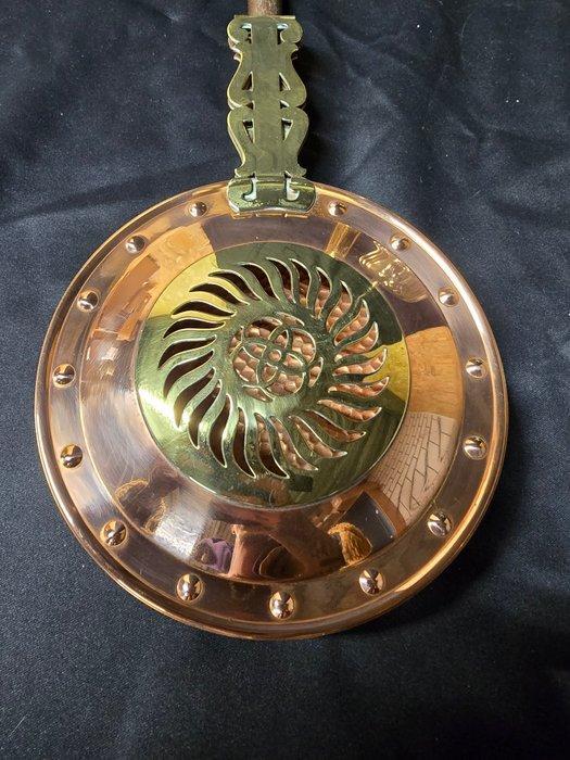 Kruik (3) - Messing, Koper, Hout - Kruik en bedpannen, Antiek en Kunst, Antiek | Overige Antiek