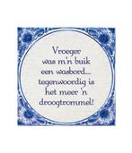 Delfts Blauw Tegel Wasbord 14,5cm, Nieuw, Verzenden