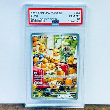 Pokémon Graded card - Eevee - Twilight Masquerade #188 -