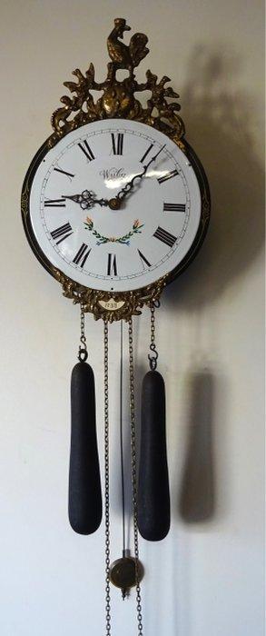 Comtoise klok - Wuba Warmink Barok stijl Hout, Brons,, Antiek en Kunst, Antiek | Klokken