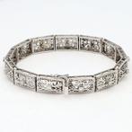 Armband - 18 karaat Witgoud Diamant (Natuurlijk), Handtassen en Accessoires, Armbanden, Nieuw