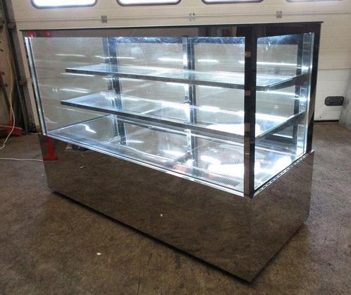Gebaksvitrine B180 x D75 x H120cm, gekoeld, Stekkerklaar, Zakelijke goederen, Horeca | Overige