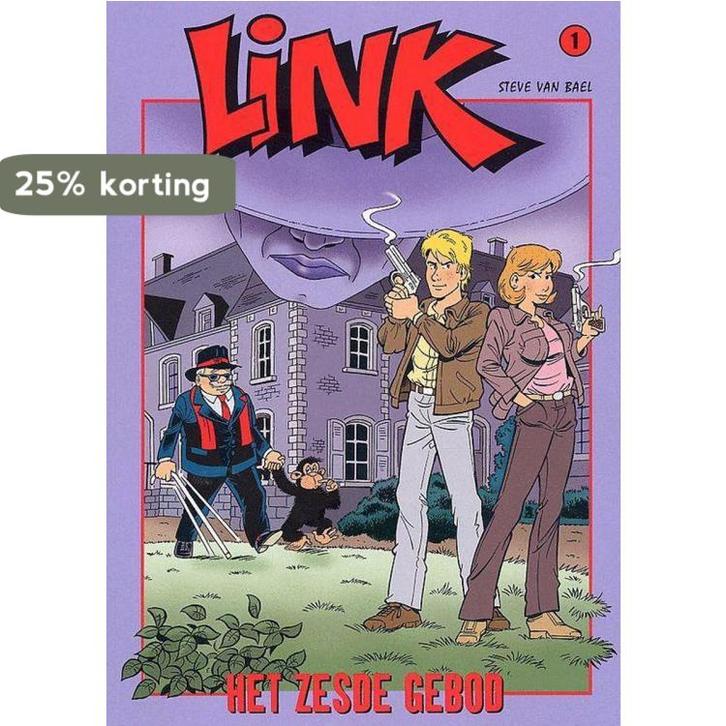 Link 1: Het zesde gebod 9789063346638 Steve van Bael, Boeken, Stripverhalen, Gelezen, Verzenden