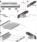 Staalkabel geleidings systeem harmonicadoek - 1 lijn, Verzenden, Nieuw