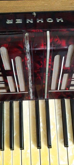 Hohner - Verdi III - - Accordeon - Duitsland, Muziek en Instrumenten, Blaasinstrumenten | Blokfluiten