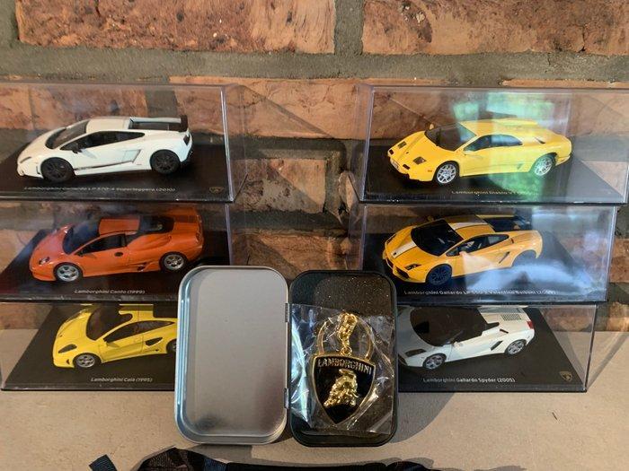 1:43 - Modelauto (7) - 6 x Lamborghini - 1995 Calà - 1999, Hobby en Vrije tijd, Modelauto's | 1:5 tot 1:12