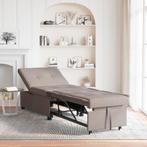 vidaXL 3-in-1 Sofabed met Uittrekbaar Ontwerp in Taupe Stof, Verzenden, Nieuw