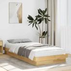 vidaXL Bedframe zonder matras 80x200 cm massief eikenhout, Verzenden, Nieuw