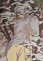 TAPIJSTER Alfons Mucha LHIVER - 100x45cm- Art Nouveau -, Antiquités & Art