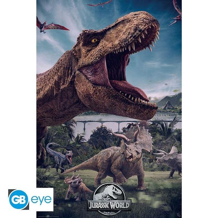 Jurassic World Poster 91.5 x 61 cm, Verzamelen, Film en Tv, Ophalen of Verzenden