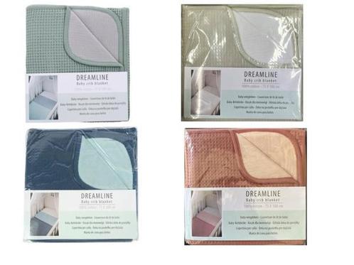 Veiling - Dreamline Wiegdeken 75x100cm - 4-pack, Kinderen en Baby's, Babykleding | Overige